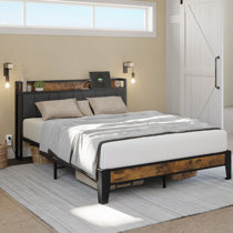 Tall full size on sale bed frame